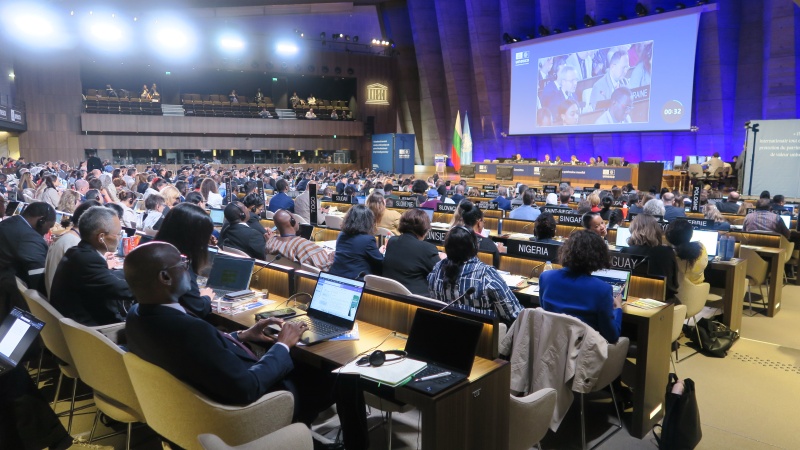 Die 47. Sitzung des UNESCO-Welterbekomitees am 15. Juli (Ortszeit) in Paris, Frankreich ⓒ Koreanische Agentur für das koreanische Kulturerbe