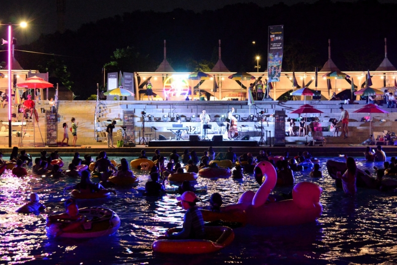 Das “2025 Hangang River Festival SUMMER“ findet vom 26. Juli bis zum 24. August in Seoul statt. Foto von einer Szene des Festivals ⓒ Stadtregierung Seoul 