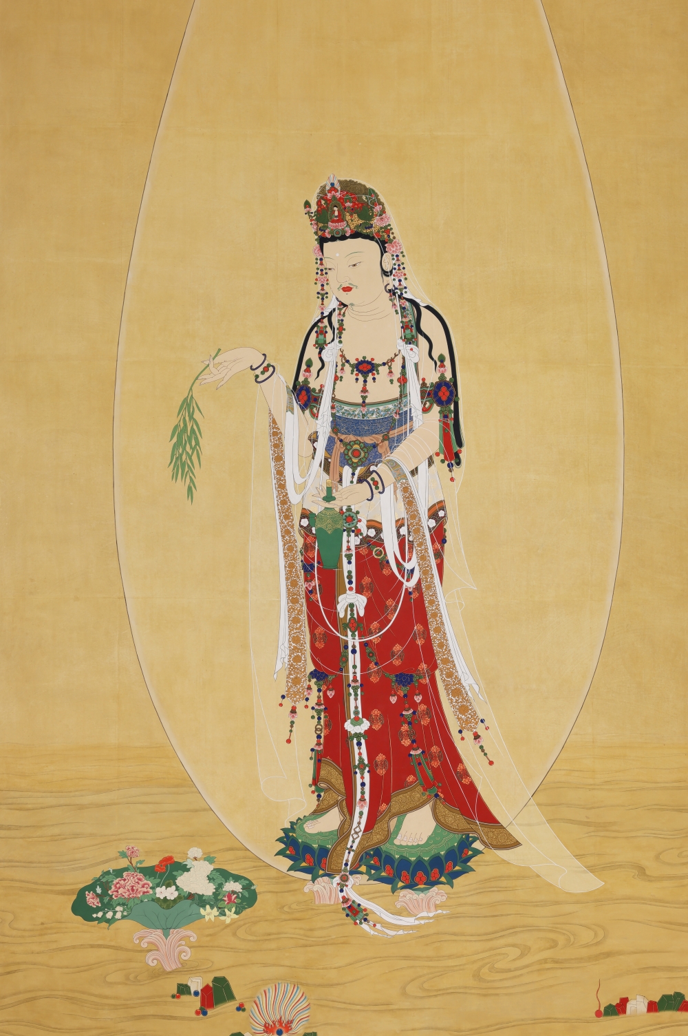 Das Werk “Avalokitesvara Bodhisattva” von Mönch Songcheon'