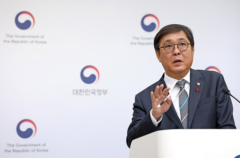 Chae Hwi-young, Minister für Kultur, Sport und Tourismus, erklärt am 16. Dezember im Regierungskomplex in Sejong Hauptpläne des Ministeriums ⓒ Ministerium für Kultur, Sport und Tourismus 