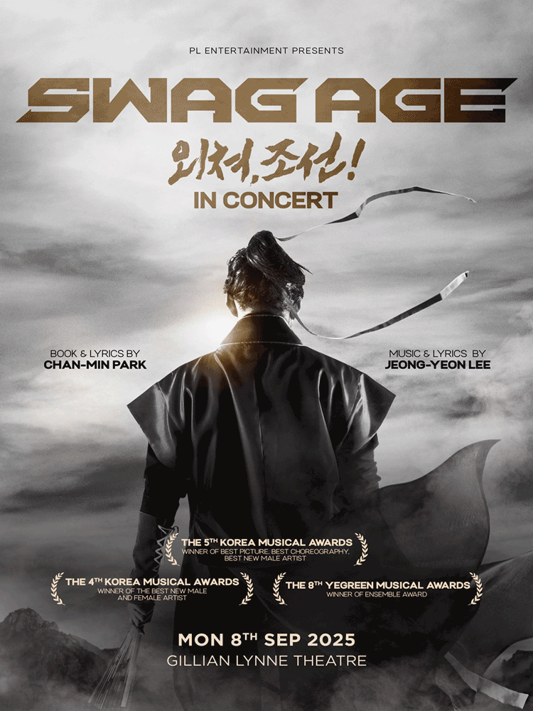 Am 8. September wurde das Musical &ldquo;Swag Age: Shout Out, Joseon!&rdquo; im Gillian Lynne Theatre in London, Gro&szlig;britannien, in Konzertform aufgef&uuml;hrt