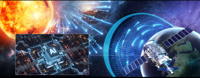 Foto: Die schematische Darstellung der Anwendung der KI-neuromorphen Halbleiter für die Raumfahrt ⓒ Ministerium für Wissenschaft und IKT