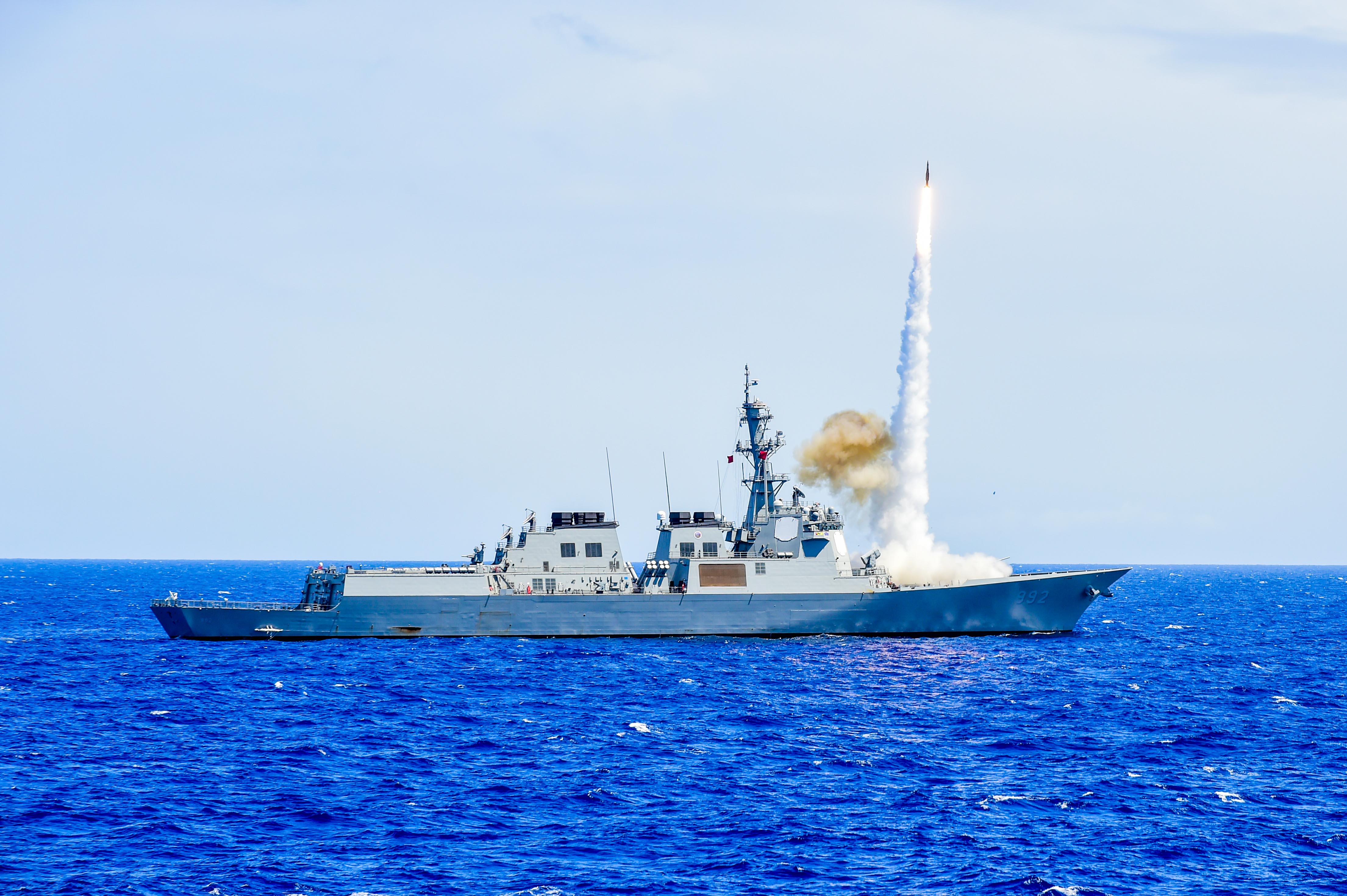 Foto: Das zweite Schiff der Sejong the Great-Klasse bei der Milit&auml;r&uuml;bung RIMPAC im Jahr 2024 ⓒ Marine der Republik Korea
