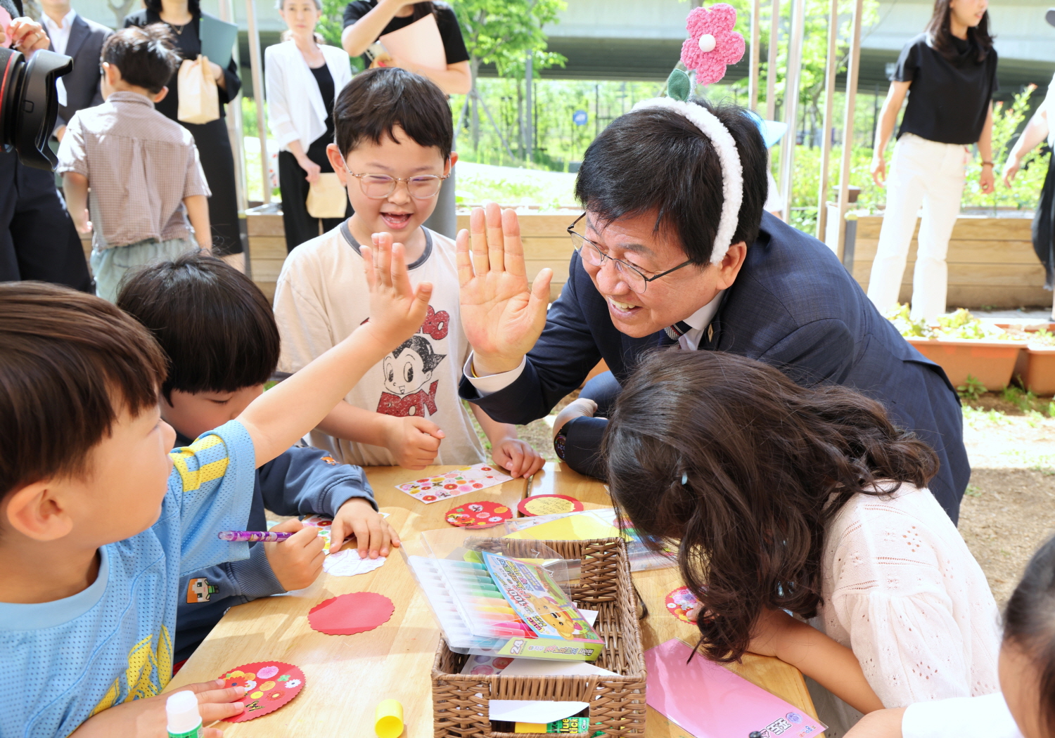 Am 15. Mai nimmt Choi Kyo Jin, Minister f&uuml;r Bildung, an einer Veranstaltung zum Tag des Lehrers in einem Kindergarten in Sejong teil ⓒ Ministerium f&uuml;r Bildung