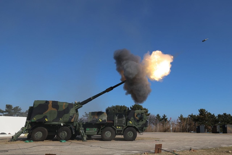 Foto: Die K9-Panzerhaubitze in der Agency for Defense Development ⓒ Hanwha Defense USA 