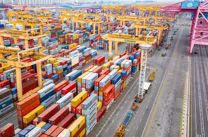 Foto: Container am Busan-Hafen ⓒ Busan Port Authority 
