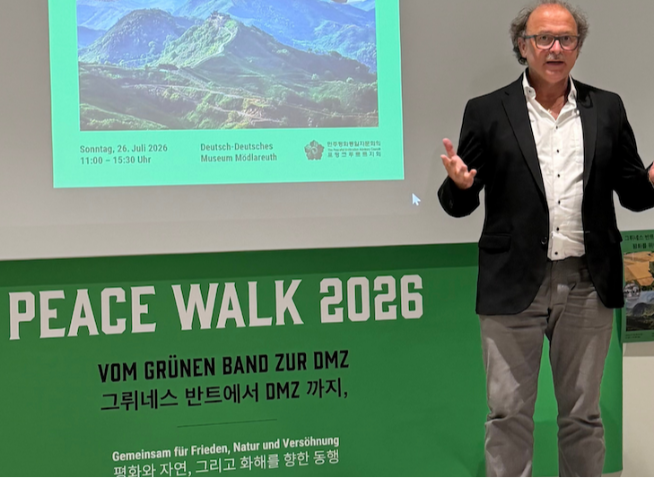 Deutsch-koreanischer Peace Walk vom Grünen Band zur DMZ