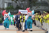 Athleten aus aller Welt treffen für die Sommer-Universiade in Gwangju ein