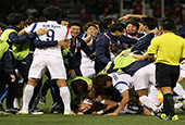 Koreanische Fußballmannschaft der Männer sichert sich Teilnahme an den Olympischen Spielen in Rio de Janeiro