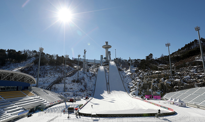 Noch ein Jahr bis zur Pyeongchang Winterolympiade