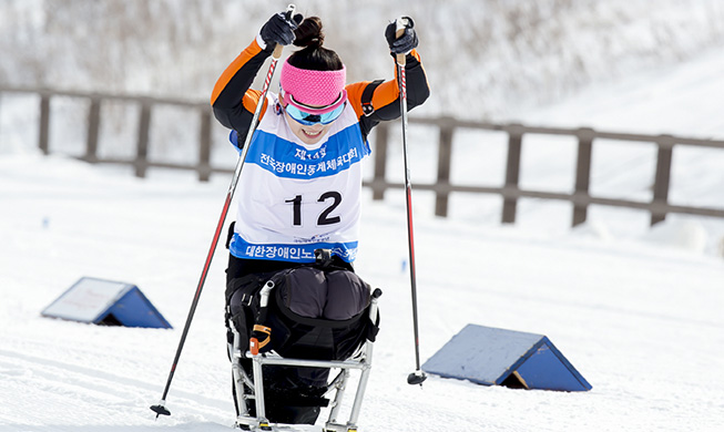 Rennen für die Paralympischen Winterspiele in Pyeongchang 2018