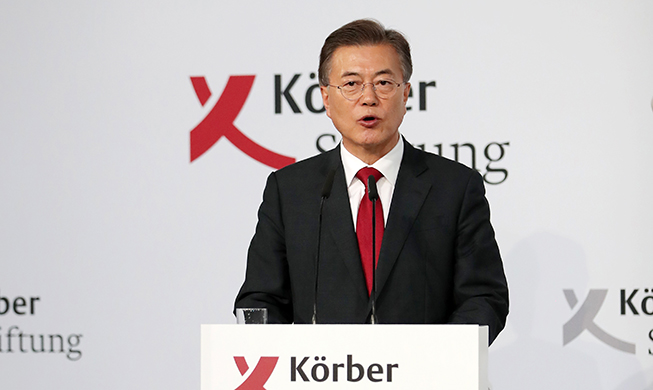 Moon: „Ich will Frieden auf der koreanischen Halbinsel verankern“