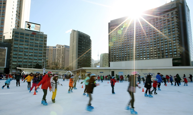 Genießen Sie den Winter in Seoul