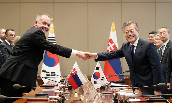 Südkorea und Slowakei vereinbaren die Stärkung der wirtschaftlichen Zusammenarbeit