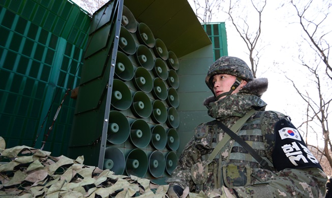 Korea stoppt Beschallung entlang der militärischen Demarkationslinie