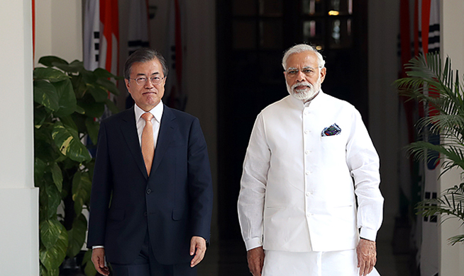 Koreanisch-indisches Gipfeltreffen: „Auf eine zukunftsorientierte Partnerschaft“