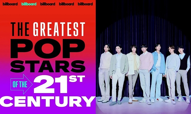 BTS zählt zu den “Billboard's Greatest Pop Stars of the 21st Century”