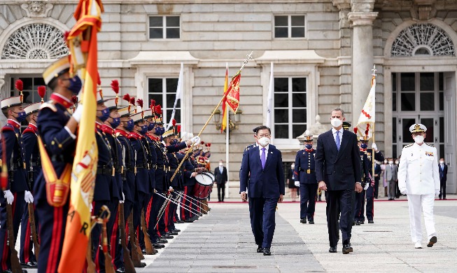 Südkoreas Präsident ist Spaniens erster Staatsgast seit Ausbruch der Corona-Pandemie