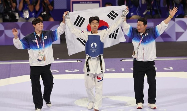 Erste Goldmedaille für Korea im Taekwondo der Männer bis 58 kg bei Olympia