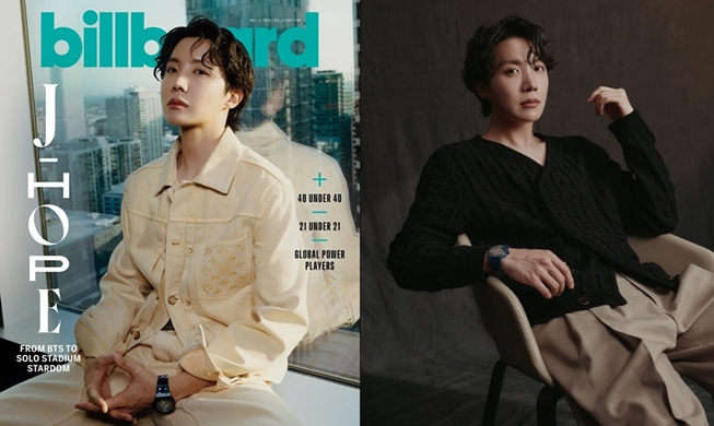 J-Hope wurde zum Model des Billboard Magazins Ausgabe Mai