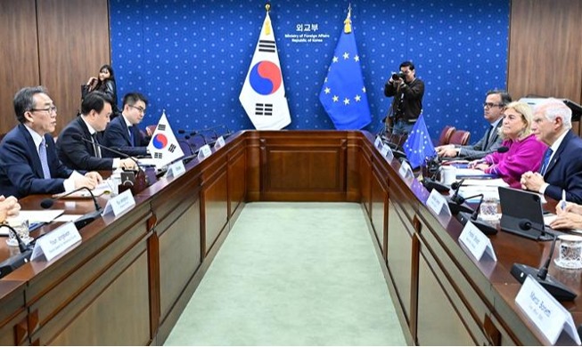 Korea und die EU gingen eine Partnerschaft für Sicherheit und Verteidigung ein