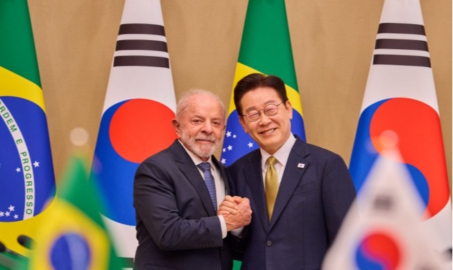 Korea und Brasilien verbesserten ihre Beziehungen zu einer strategischen Partnerschaft