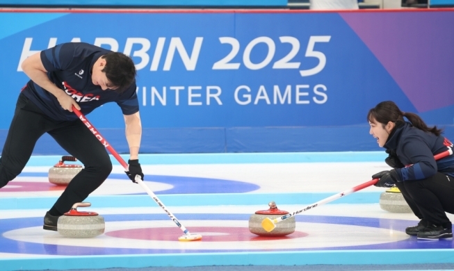 Koreanisches Curling-Team zog ins Halbfinale ein