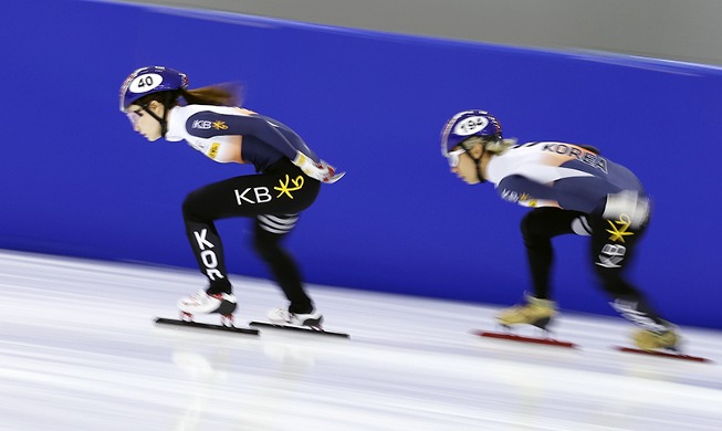 Rund 30 Tage vor Olympia: Eisschnelllauf-Training in Korea