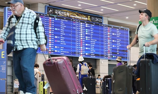 Bis Juli besuchten 12,8 Millionen Ausländer Korea