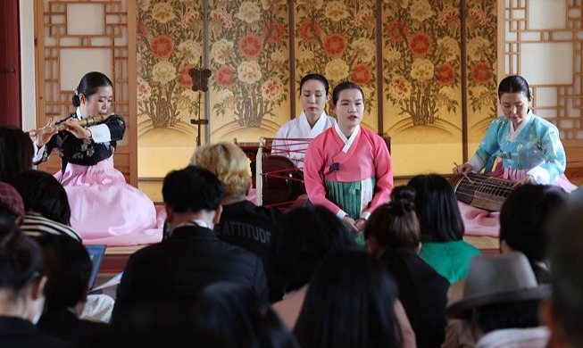 Orchesteraufführung der Blinden aus der Joseon-Zeit