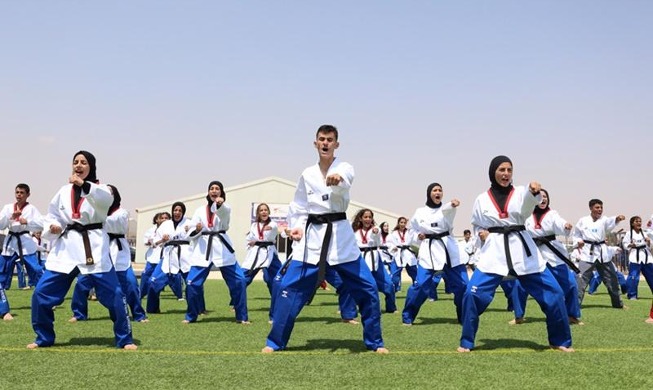 World Taekwondo veröffentlichte das Sportfestival für Flüchtlinge in Jordanien