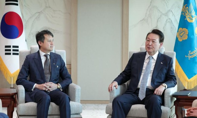 Präsident Yoon trifft sich mit dem WIPO-Generaldirektor Daren Tang