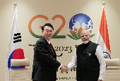 Gipfeltreffen zwischen Südkorea und Indien (September 2023)