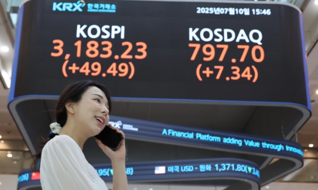 Marktkapitalisierung der koreanischen Börsenmärkte übertifft die Marke von 3000 Billionen Won