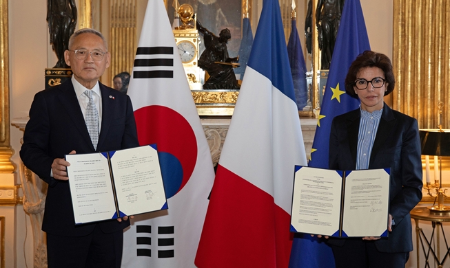 Korea und Frankreich schlossen Absichtserklärung zum erweiterten Kulturaustausch ab