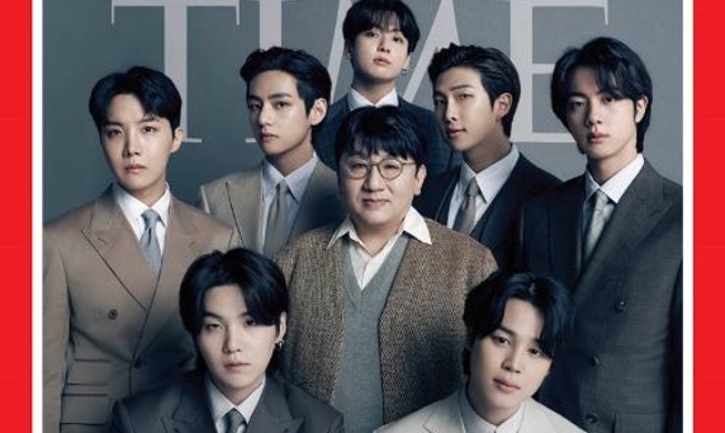 BTS und Bang Si-hyuk bilden erneut die Titelseite des Time Magazine