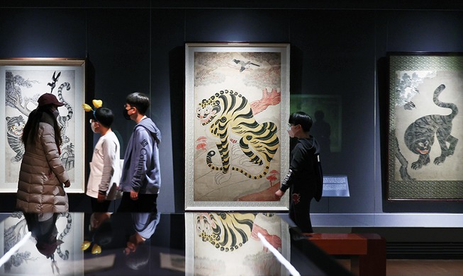 Ausstellung über Tiger während der Joseon-Zeit