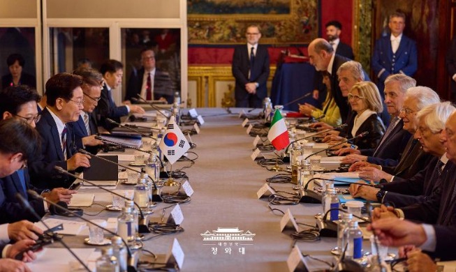 Koreanisch-italienische Beziehungen aufgewertet