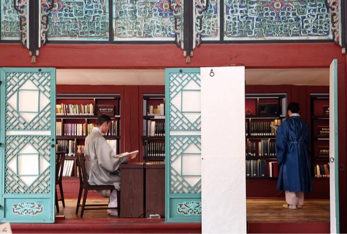 Jibokjae, eine kleine Bibliothek