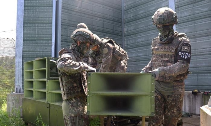 Korea baut Lautsprecher an der Grenze zu Nordkorea ab