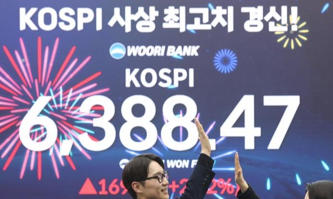 KOSPI erreicht Rekordhoch bei 6388 Punkten