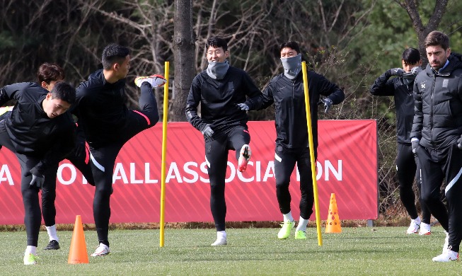 [Korea in Fotos] Training für WM-Qualifikationsrunde gegen VAE