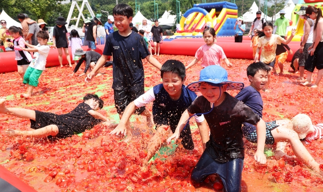 Tomatenfestival in Toechon-myeon