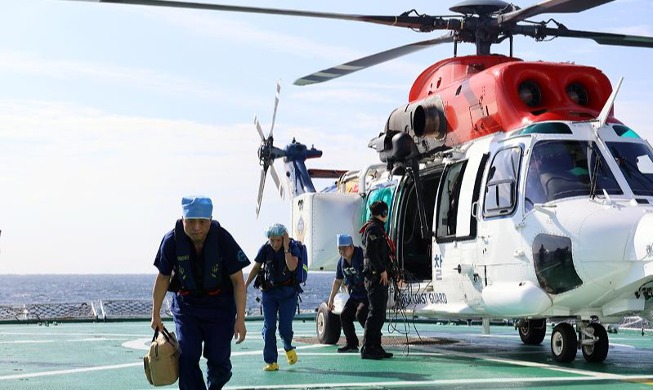 Übung des marinen medizinischen Hilfsteams