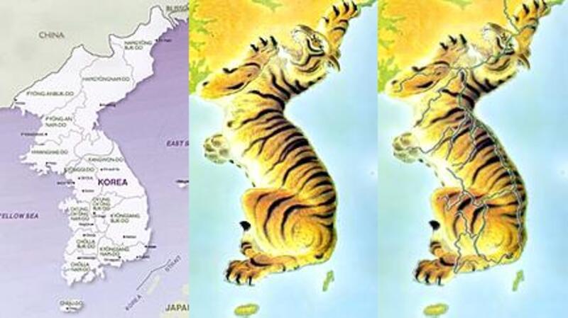 Die Ehrenreporterin Minnath Azeez aus Sri Lanka führt die Vorstellung ein, dass die Form der koreanischen Halbinsel der eines Tigers ähnelt. ⓒ Koreanische Botschaft in Norwegen