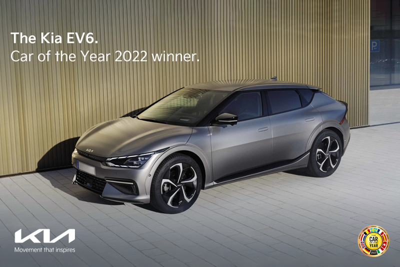 Der elektrische Kia EV6 wurde zum Auto des Jahres 2022 in Europa gewählt. ⓒ Blog von Kia Motors