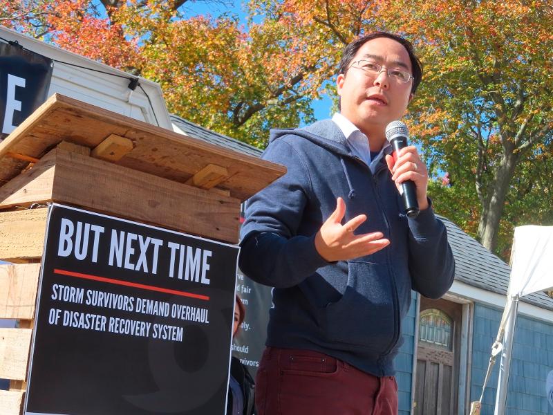 Der Demokrat aus New Jersey, Andy Kim, wurde für eine dritte Amtszeit im Kongress wiedergewählt. ⓒ Yonhap News