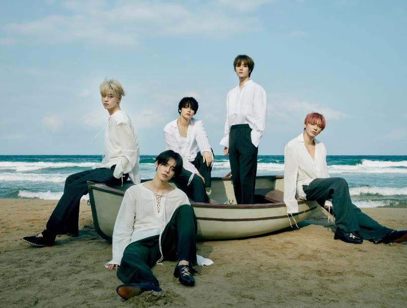 Die K-Pop-Gruppe TXT sichert sich erste Nr. 1 auf Billboard 200 für „The Name Chapter: Temptation“. ⓒ Twitter-Account von Big Hit Music