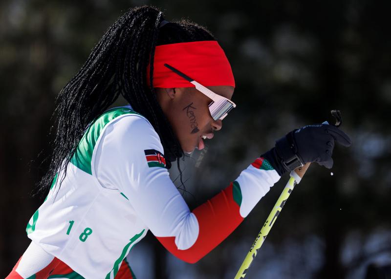 Ashley Tshanda Ongong’a, die kenianische Skifahrerin, nahm am 30. Januar im Alpensia Biathlon Centre in Pyeongchang in der Provinz Gangwon-do am Damen-7,5 km-Klassisch im Skilanglauf teil. 