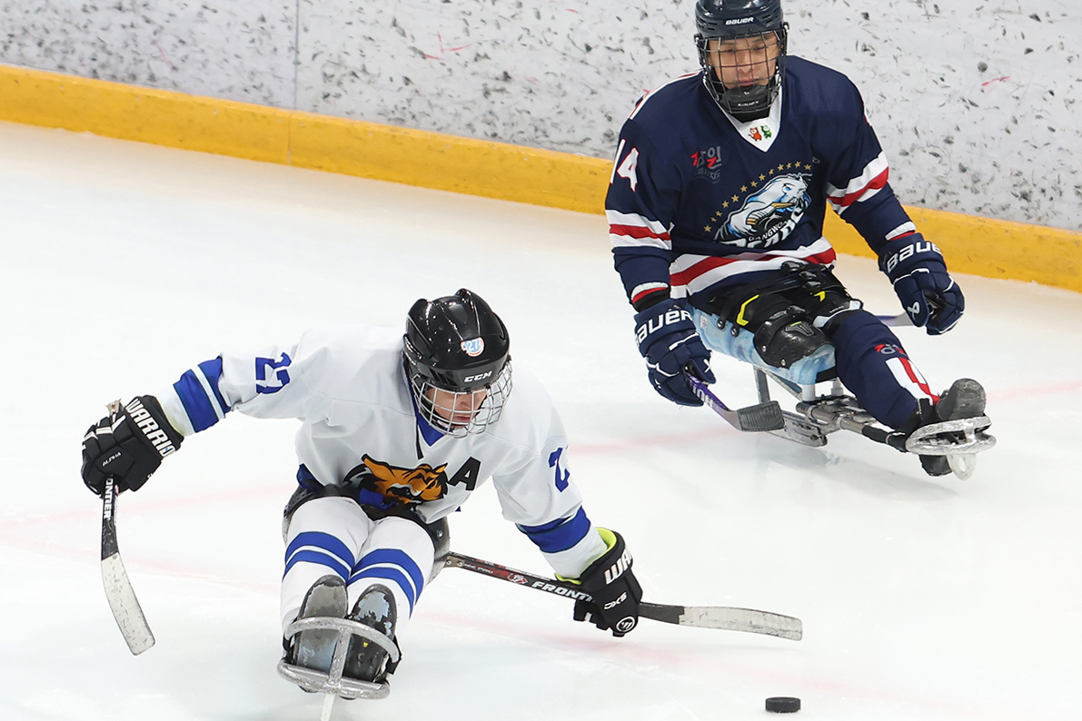 Am 28. Januar treten Gangwon und Chungbuk bei den nationalen Para-Winterspielen im Gangneung Hockey Center, Provinz Gangwon-do, gegeneinander an.